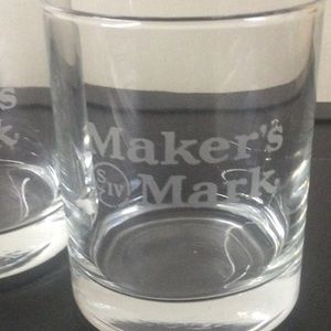 New 2 Maker’s Mark Bourbon glasses